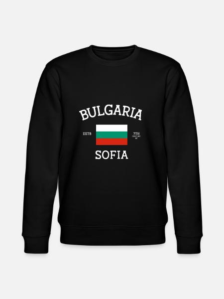 Bulgarien - Stanley/Stella Unisex Bio-Sweatshirt CHANGER - Schwarz