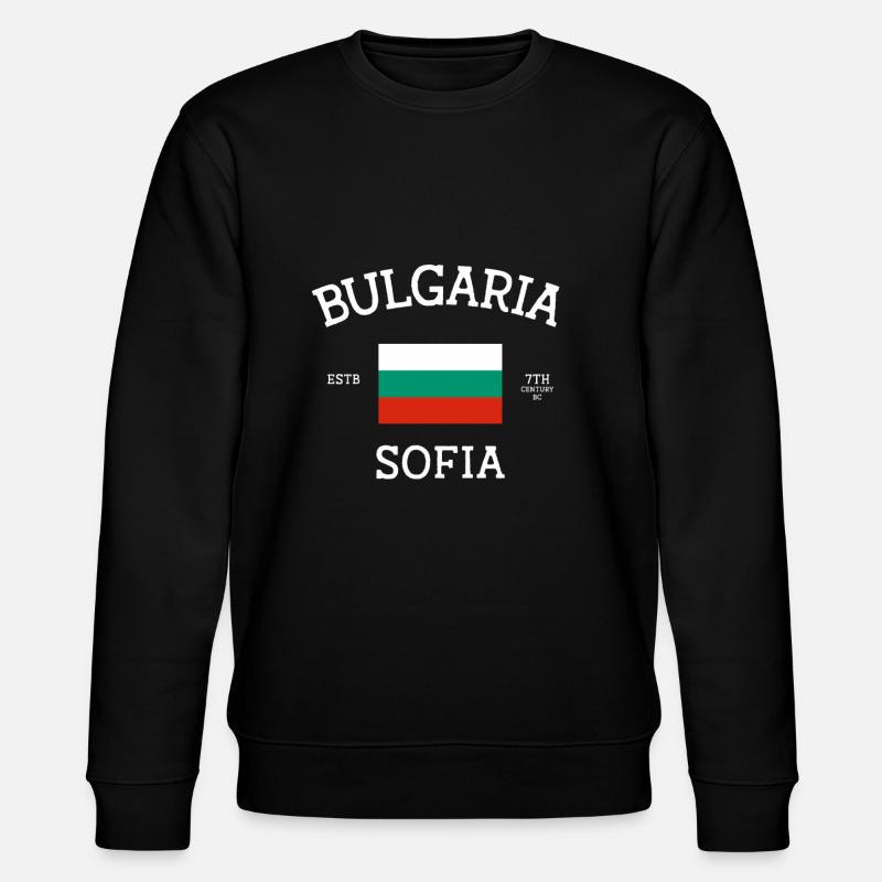 Bulgarie - Sweat bio CHANGER Stanley/Stella Unisexe - noir