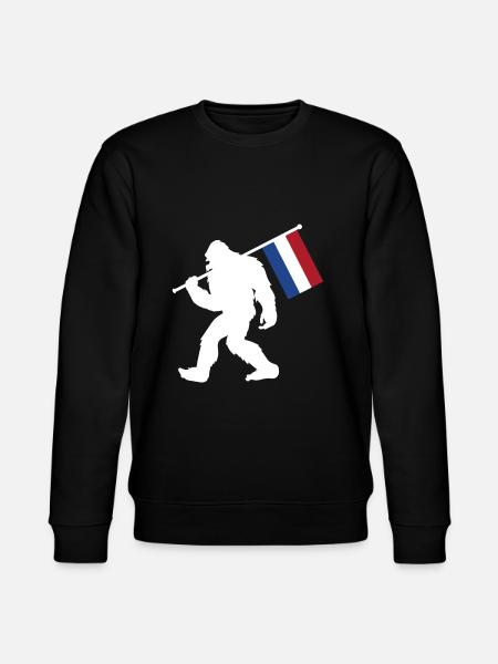 Netherlands Bigfoot - Stanley/Stella CHANGER Unisex Organic Sweatshirt - black