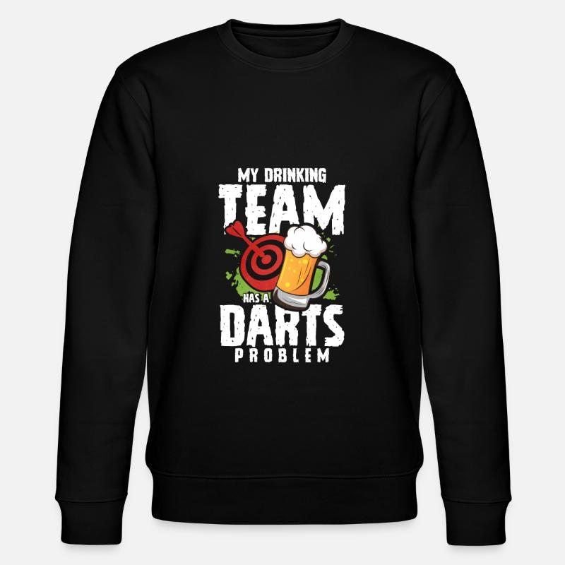 Fléchettes - Sweat bio CHANGER Stanley/Stella Unisexe - noir