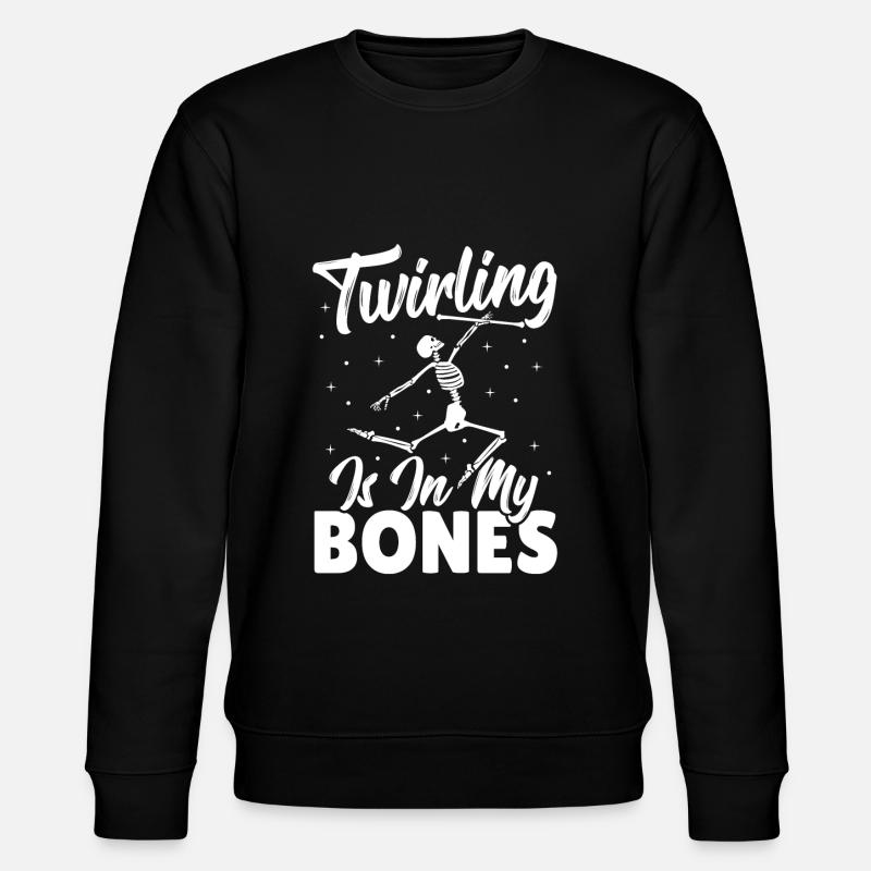 Baton Twirling Baton Twirler Geschenk - Stanley/Stella Unisex Bio-Sweatshirt CHANGER  - Schwarz