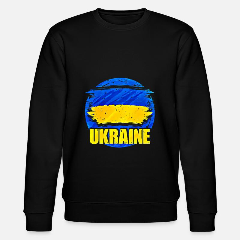Ukraine - Stanley/Stella Unisex Bio-Sweatshirt CHANGER  - Schwarz