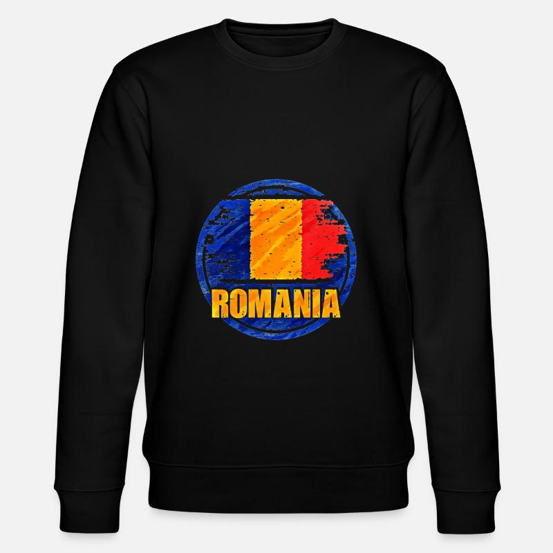 Roumanie - Sweat bio CHANGER Stanley/Stella Unisexe - noir