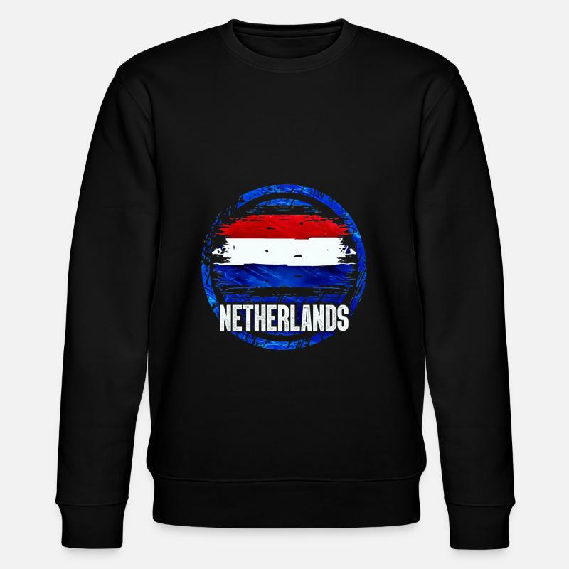 Niederlande - Stanley/Stella Unisex Bio-Sweatshirt CHANGER - Schwarz
