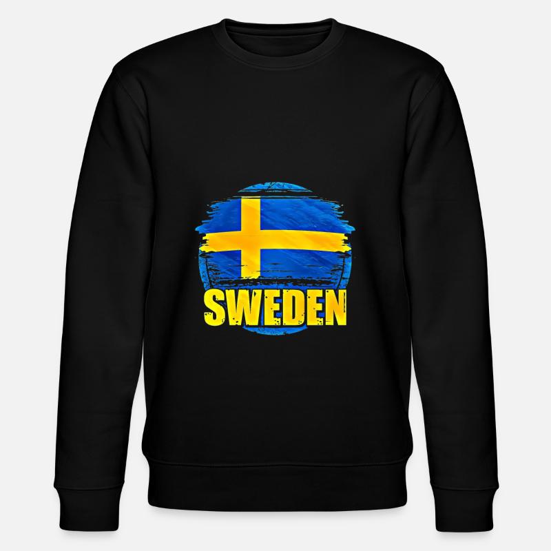 Schweden - Stanley/Stella Unisex Bio-Sweatshirt CHANGER  - Schwarz