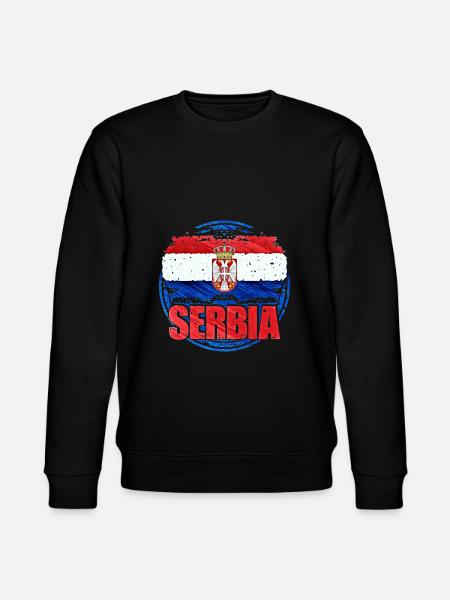Serbia - Stanley/Stella CHANGER Unisex Organic Sweatshirt - black