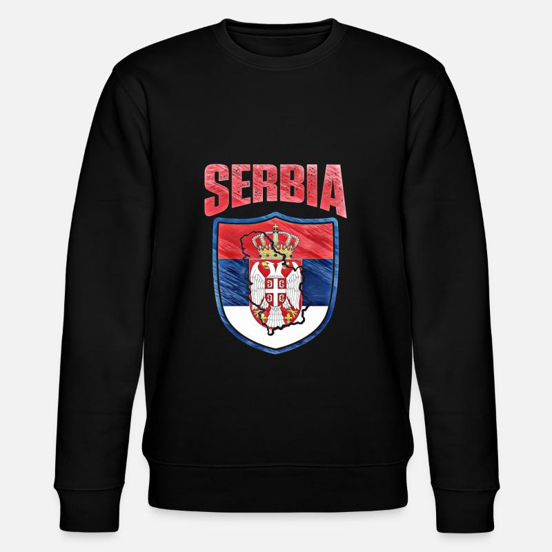 Serbie - Sweat bio CHANGER Stanley/Stella Unisexe - noir