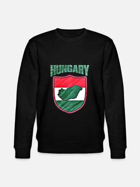Hungary - Stanley/Stella CHANGER Unisex Organic Sweatshirt - black