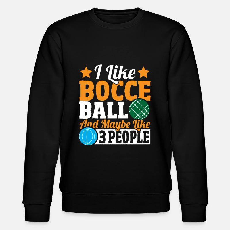 Bocce - Stanley/Stella CHANGER Unisex Organic Sweatshirt - black