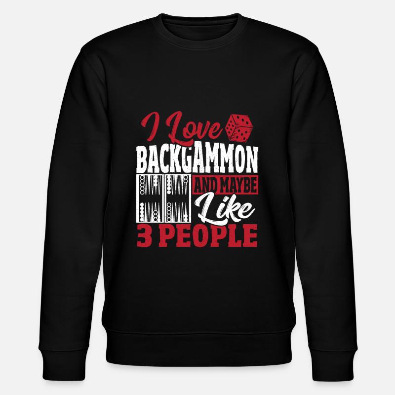 Backgammon - Sweat bio CHANGER Stanley/Stella Unisexe - noir