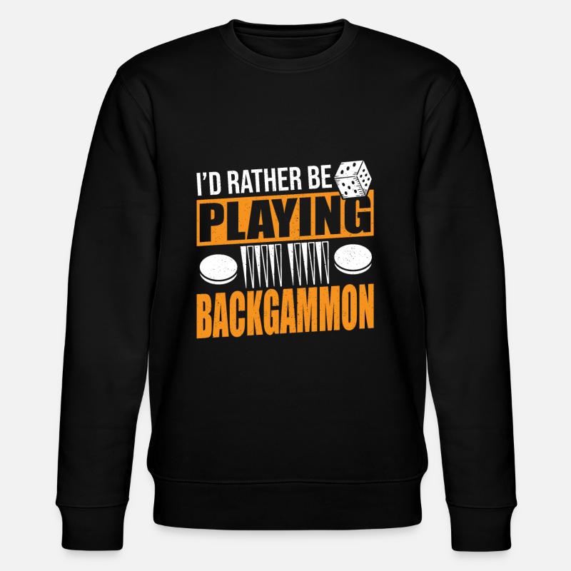 Backgammon - Sweat bio CHANGER Stanley/Stella Unisexe - noir