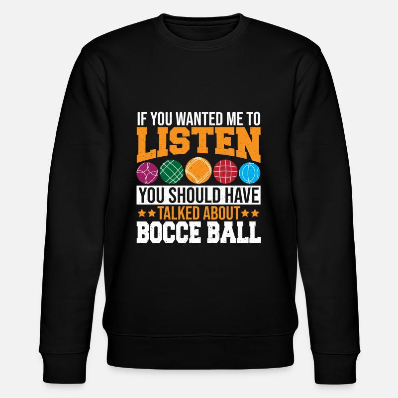 Bocce - Stanley/Stella CHANGER Unisex Organic Sweatshirt - black