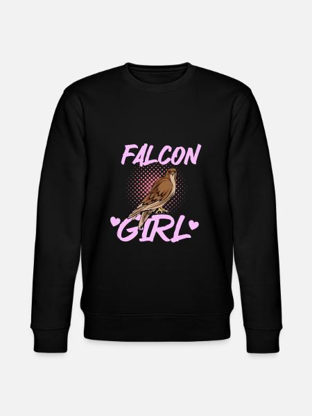Falconry Ornithology Gift - Stanley/Stella CHANGER Unisex Organic Sweatshirt - black