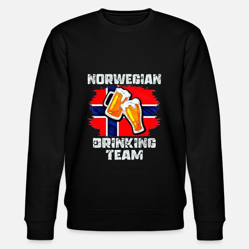 Norway Drinking Team - Stanley/Stella CHANGER Unisex Organic Sweatshirt - black