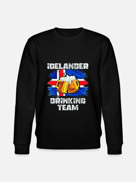 Équipe de beuverie d’Islande - Sweat bio CHANGER Stanley/Stella Unisexe - noir