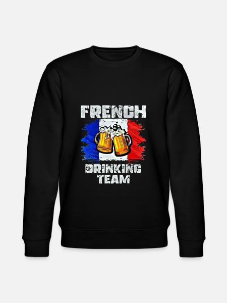 France Drinking Team - Stanley/Stella CHANGER Unisex Organic Sweatshirt - black
