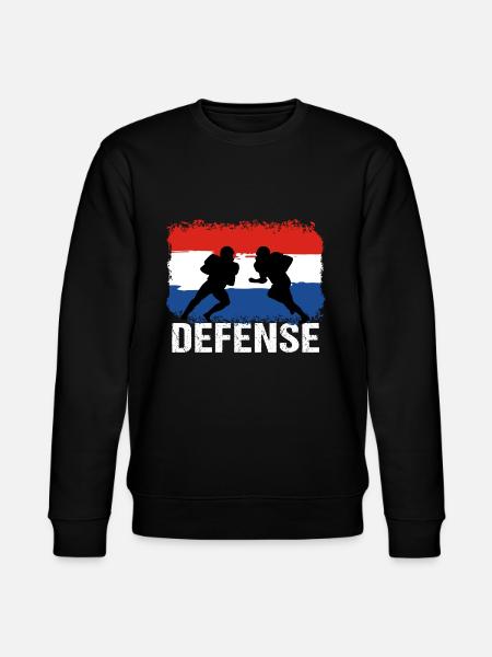 American Football Netherlands Defense - Stanley/Stella CHANGER Unisex Organic Sweatshirt - black