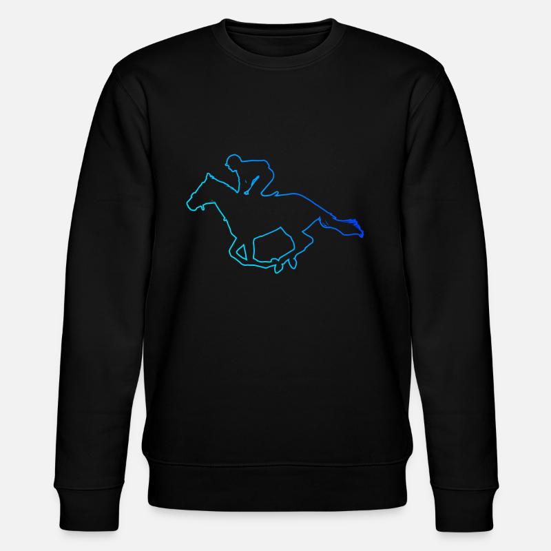 Chasse équestre Saut d’obstacles - Sweat bio CHANGER Stanley/Stella Unisexe - noir