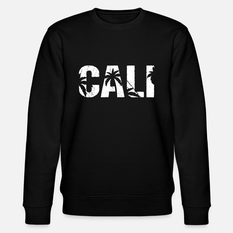 Cali Palmiers Californie - Sweat bio CHANGER Stanley/Stella Unisexe - noir