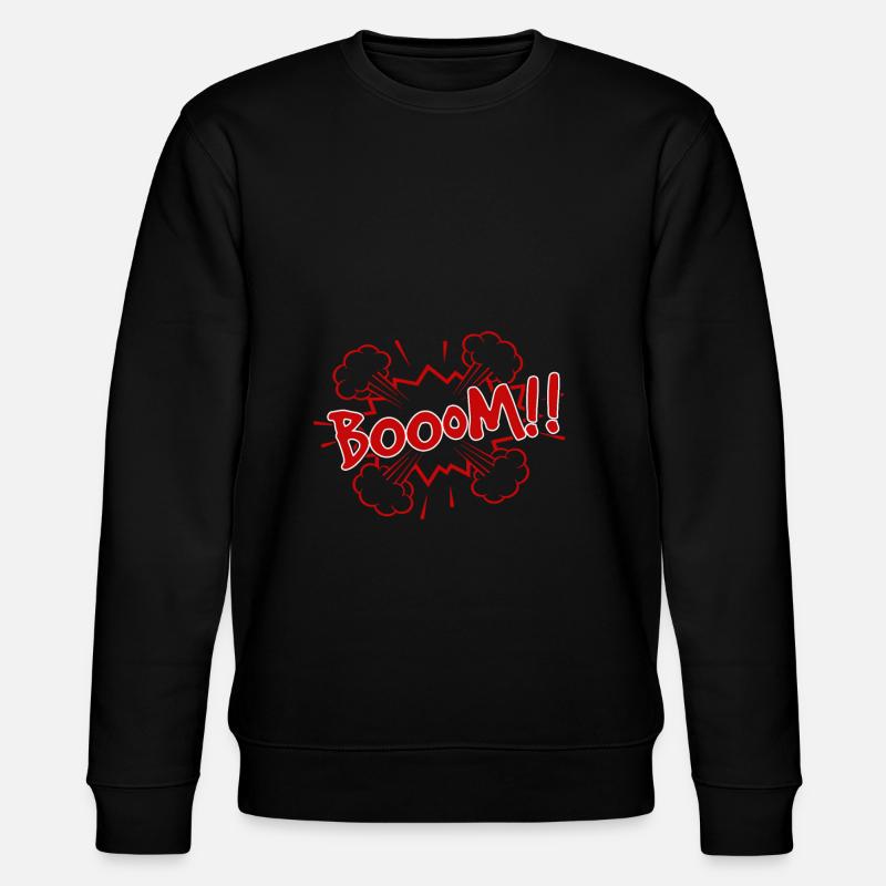 boom comique - Sweat bio CHANGER Stanley/Stella Unisexe - noir