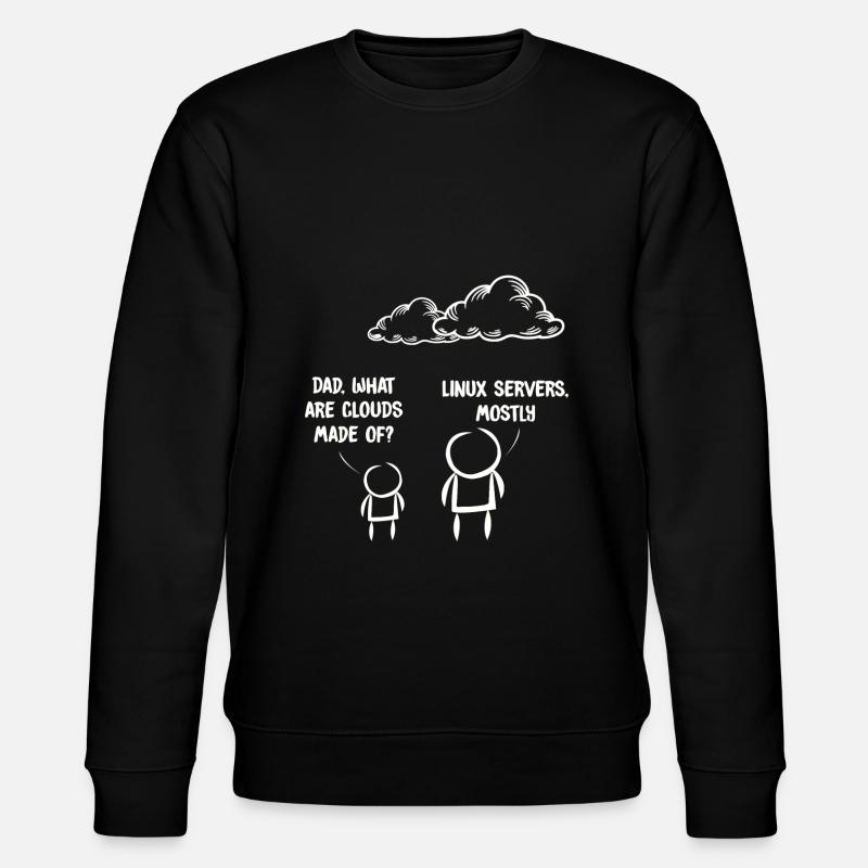 Computer IT Joke Funny Programmer Geek Linux - Felpa ecologica unisex CHANGER di Stanley/Stella - nero