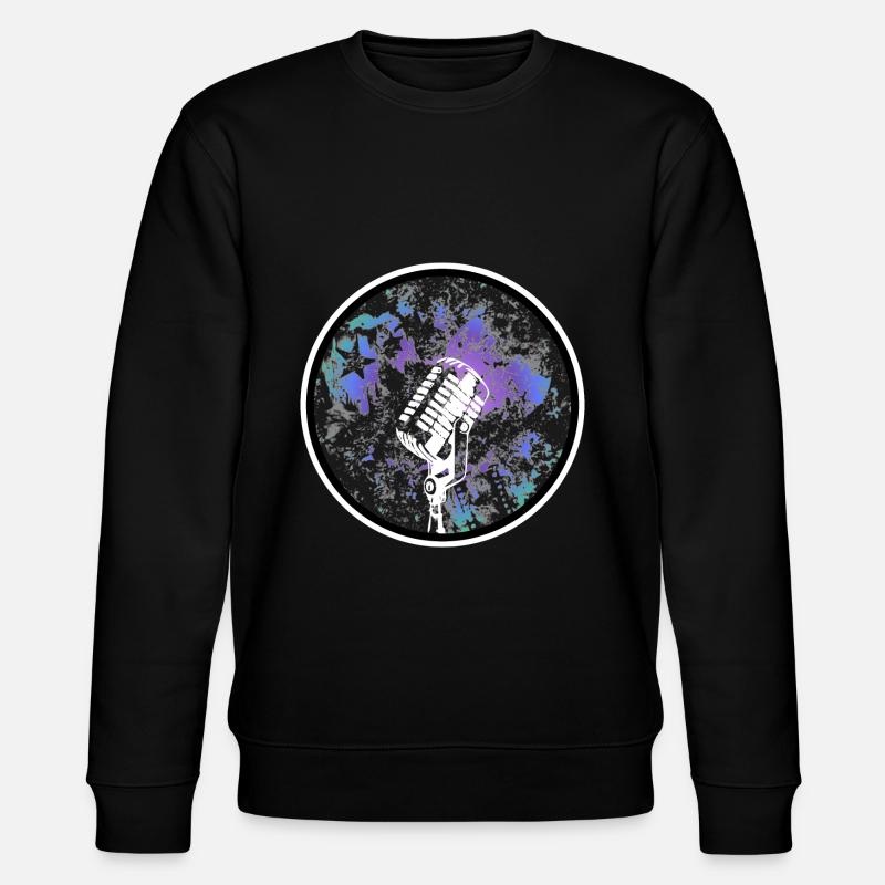 Mikro - Stanley/Stella Unisex Bio-Sweatshirt CHANGER  - Schwarz