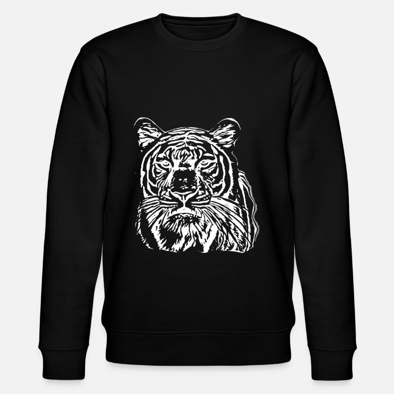 tiger - Stanley/Stella CHANGER Unisex Organic Sweatshirt - black