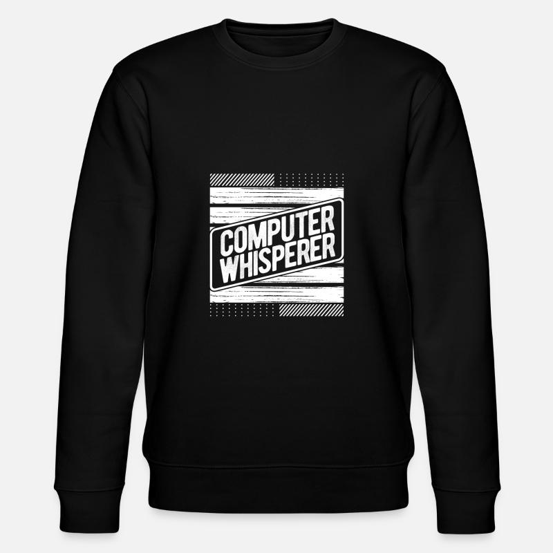 Computerflüsterer Geschenkcomputer Geschenkcomputer - Stanley/Stella Unisex Bio-Sweatshirt CHANGER  - Schwarz