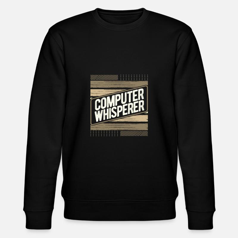 Computerflüsterer Geschenkcomputer Geschenkcomputer - Stanley/Stella Unisex Bio-Sweatshirt CHANGER  - Schwarz