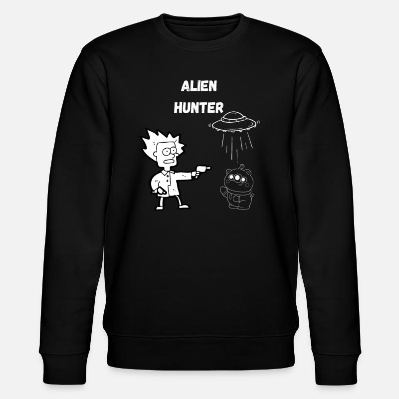 Alien Hunter 1.0 - Stanley/Stella CHANGER Unisex Organic Sweatshirt - black