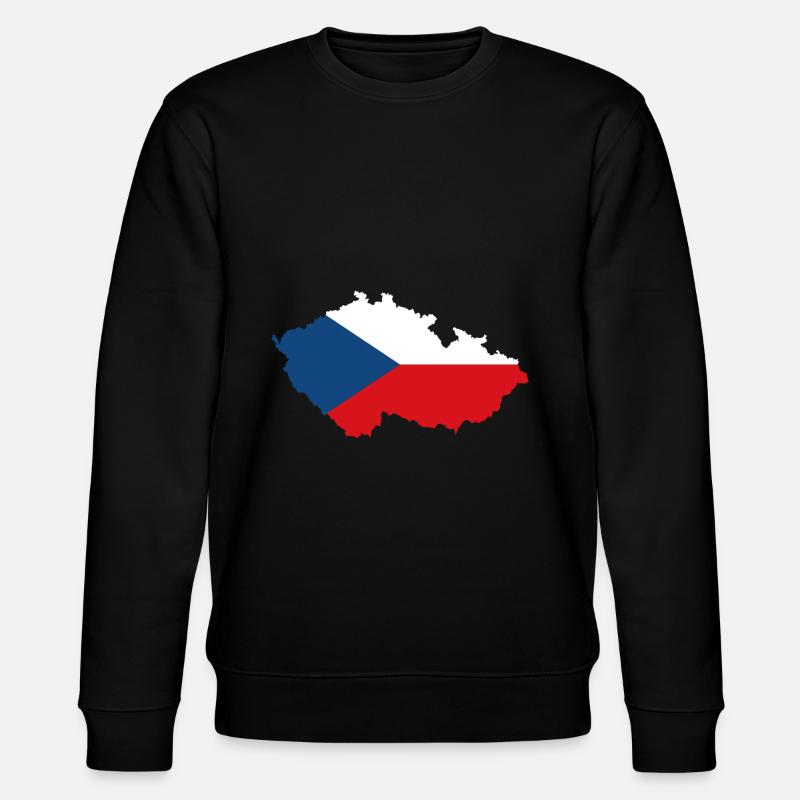 Czech Republic République Cadeau drapeau pays - Sweat bio CHANGER Stanley/Stella Unisexe - noir
