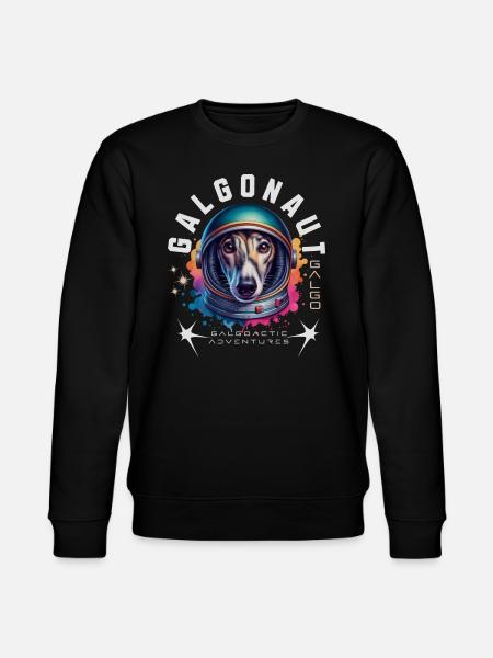 Windhund-Design | Galgonaut - Stanley/Stella Unisex Bio-Sweatshirt CHANGER - Schwarz