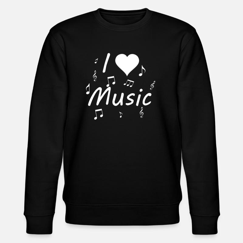 J'aime la musique - Sweat bio CHANGER Stanley/Stella Unisexe - noir