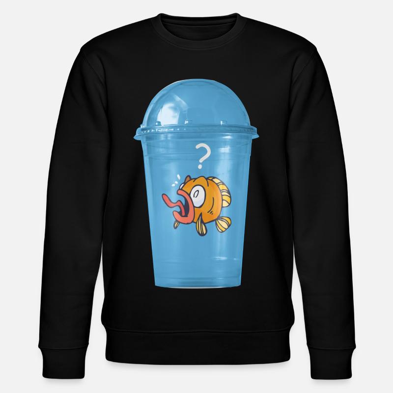Plastik Frei - Stanley/Stella Unisex Bio-Sweatshirt CHANGER - Schwarz
