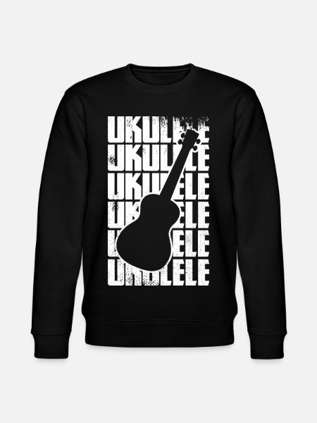 Funny Ukulele - Stanley/Stella CHANGER Unisex Organic Sweatshirt - black