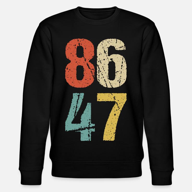 Anti- - 86 47 I - Stanley/Stella Unisex Bio-Sweatshirt CHANGER  - Schwarz