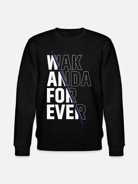 wak anda for ever - Stanley/Stella CHANGER Unisex Organic Sweatshirt - black