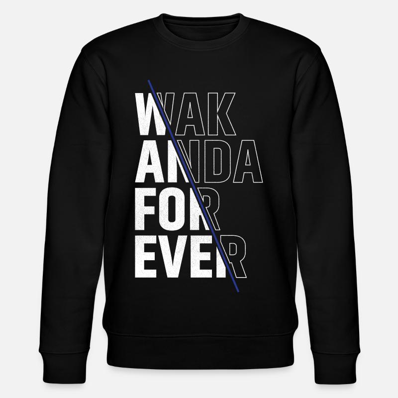 wak anda for ever - Stanley/Stella Unisex Bio-Sweatshirt CHANGER  - Schwarz