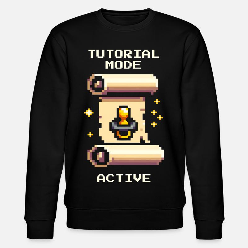 Tutorialmodus aktiv | Eltern im Lernlevel - Stanley/Stella Unisex Bio-Sweatshirt CHANGER - Schwarz