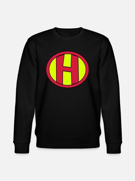 Super, Superheld, Superheldin, Hero, H - Stanley/Stella CHANGER Unisex Organic Sweatshirt - black