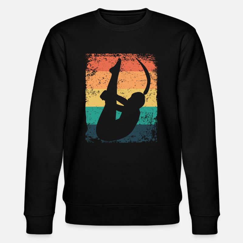 Turmspringen Kunstspringen Synchronspringen - Stanley/Stella Unisex Bio-Sweatshirt CHANGER  - Schwarz