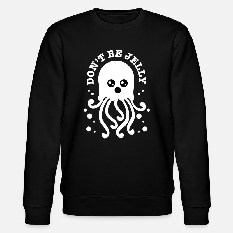 Jellyfish Gift - Stanley/Stella CHANGER Unisex Organic Sweatshirt - black