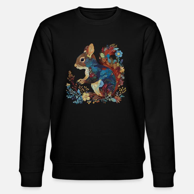 Écureuil - Sweat bio CHANGER Stanley/Stella Unisexe - noir