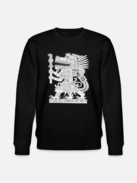 Maya-gud Maya-mytologi Gamle Gud - Stanley/Stella økologisk unisex-sweatshirt CHANGER  - sort
