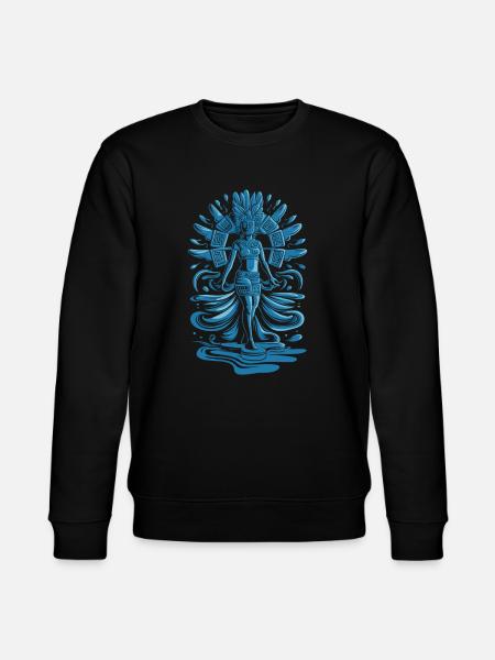 Aztec god Aztec mythology Chalchiuhtotolin - Stanley/Stella CHANGER Unisex Organic Sweatshirt - black