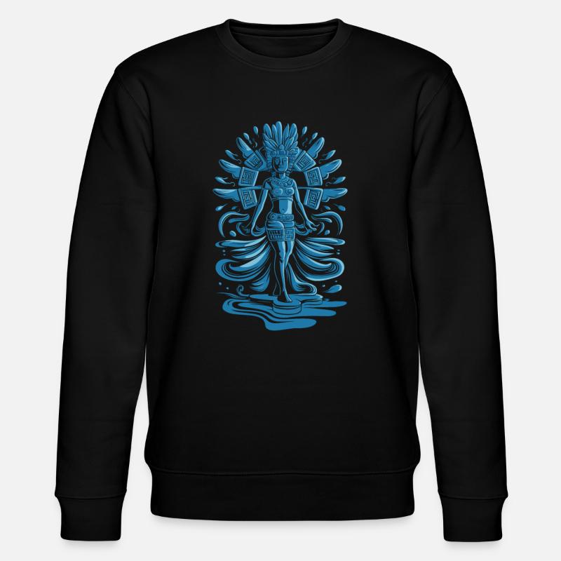 Dieu aztèque mythologie aztèque Chalchiuhtotolin - Sweat bio CHANGER Stanley/Stella Unisexe - noir