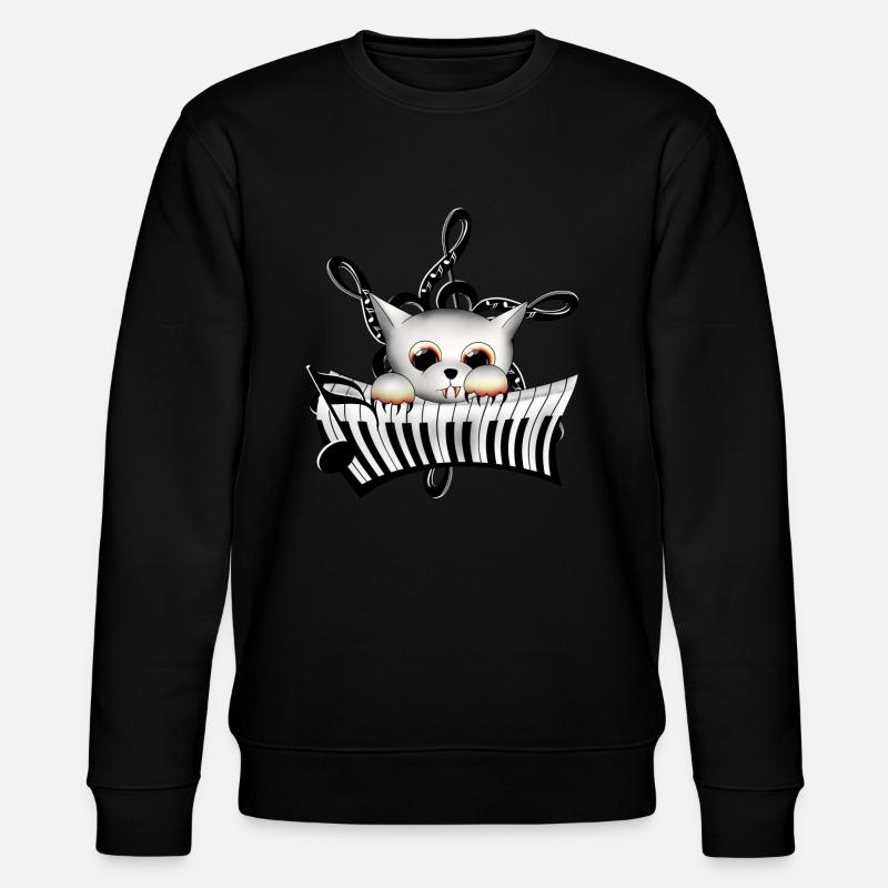 Musique de chat - Sweat bio CHANGER Stanley/Stella Unisexe - noir