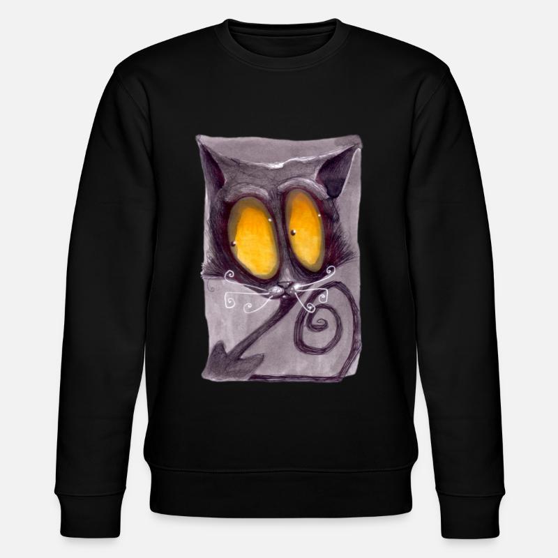 Serien-Cat 22 - Stanley/Stella Unisex Bio-Sweatshirt CHANGER  - Schwarz