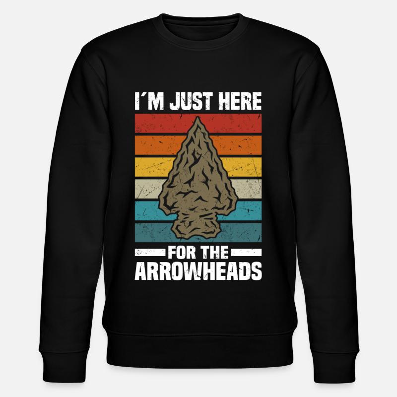 Flèches - Sweat bio CHANGER Stanley/Stella Unisexe - noir