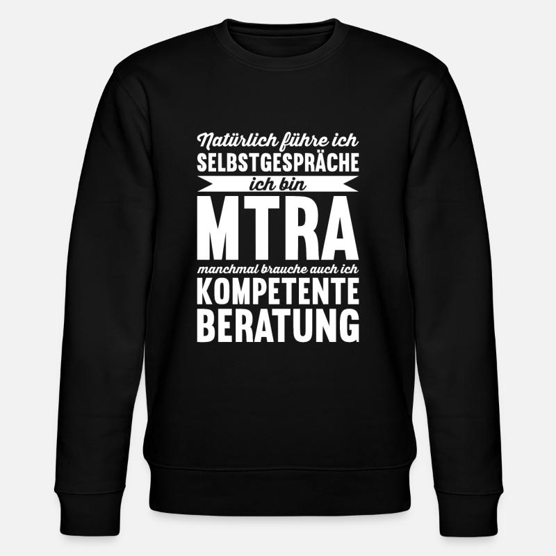 MTRA Medizinisch-Technischer Radiologie Assistent - Stanley/Stella Unisex Bio-Sweatshirt CHANGER  - Schwarz